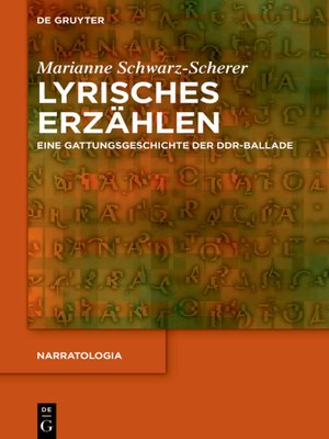 cover image of Lyrisches Erzählen